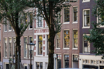 Amsterdam Holland, the old city near the canals. Concept life in the city.