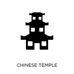 Fototapeta premium Chinese Temple icon. Chinese Temple symbol design from Travel collection.