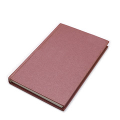 old hardcover book, isolated