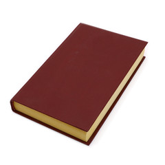 old hardcover book, isolated