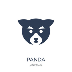Red panda icon. Trendy flat vector Red panda icon on white background from animals collection