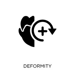 Deformity icon. Deformity symbol design from Artificial Intellegence collection. Simple element vector illustration. Can be used in web and mobile.