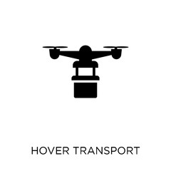 Hover transport icon. Hover transport symbol design from Future technology collection. Simple element vector illustration. Can be used in web and mobile.