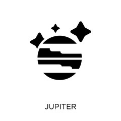 Jupiter icon. Jupiter symbol design from Astronomy collection. Simple element vector illustration. Can be used in web and mobile.