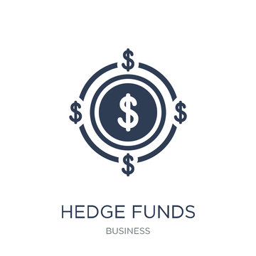 Hedge Funds Icon. Trendy Flat Vector Hedge Funds Icon On White Background From Business Collection