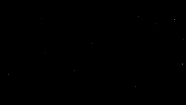 Snowfall with alpha channel