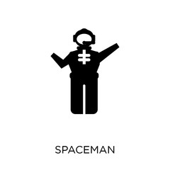 Spaceman icon. Spaceman symbol design from Astronomy collection. Simple element vector illustration. Can be used in web and mobile.