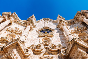 San Cristobal Cathedral in Old Havana, Cuba