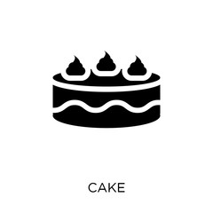 Cake icon. Cake symbol design from Birthday and Party collection.