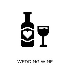 wedding Wine icon. wedding Wine symbol design from Wedding and love collection.