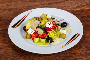 Traditional Greek salad