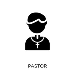 Pastor icon. Pastor symbol design from Wedding and love collection.