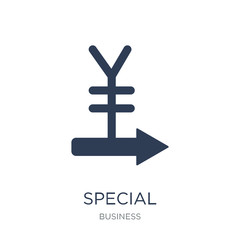Special liquidity scheme icon. Trendy flat vector Special liquidity scheme icon on white background from business collection