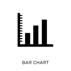 Bar chart icon. Bar chart symbol design from Analytics collection.