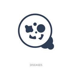 Methicillin-resistant Staphylococcus aureus (MRSA) icon. Trendy flat vector Methicillin-resistant Staphylococcus aureus (MRSA) icon on white background from Diseases collection
