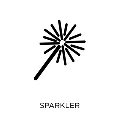 Sparkler icon. Sparkler symbol design from Christmas collection.