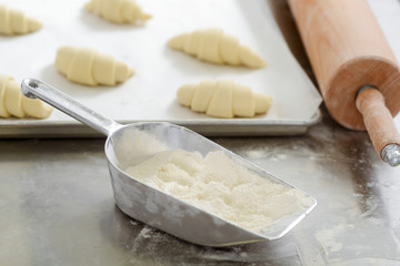 Scoop of flour