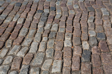 cobble stone road in old montrel