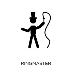 ringmaster icon. ringmaster symbol design from Circus collection.