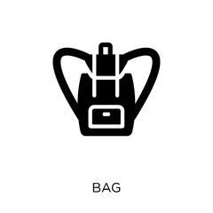 Bag icon. Bag symbol design from Clothes collection.