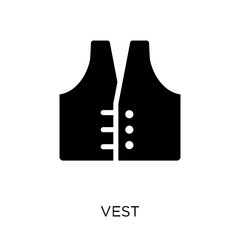 Vest icon. Vest symbol design from Clothes collection.