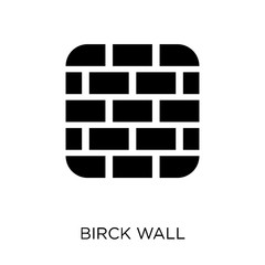 Birck Wall icon. Birck Wall symbol design from Construction collection.