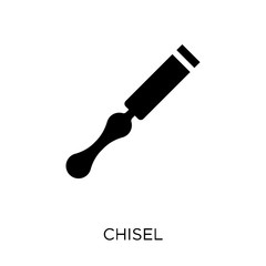 Chisel icon. Chisel symbol design from Construction collection.