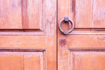 Ancient wooden door texture background