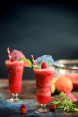 Raspberry Slush Party Punch, Beach Drink
