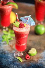 Raspberry Slush Party Punch, Beach Drink
