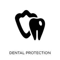 Dental Protection icon. Dental Protection symbol design from Dentist collection.