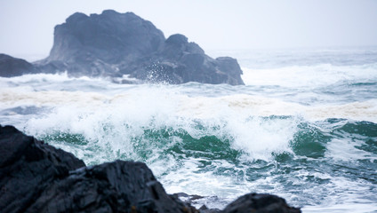 Coastal tides Pacific