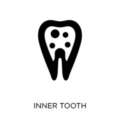 Inner Tooth icon. Inner Tooth symbol design from Dentist collection.