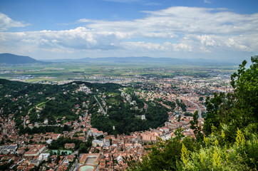 Fototapeta na wymiar Look over Brasov / Romania