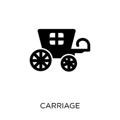 Carriage icon. Carriage symbol design from Desert collection.