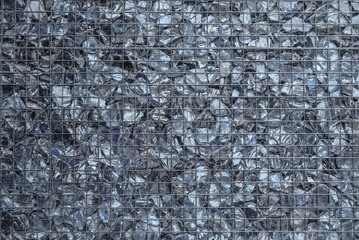 gray stones in metal box background