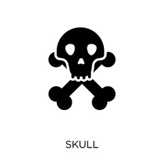 Skull icon. Skull symbol design from Desert collection.