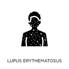Lupus erythematosus icon. Lupus erythematosus symbol design from Diseases collection.