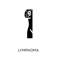 Lymphoma icon. Lymphoma symbol design from Diseases collection.