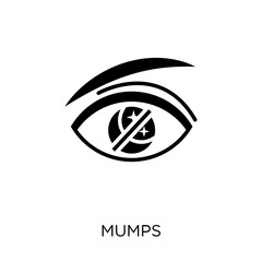 Obraz premium Mumps icon. Mumps symbol design from Diseases collection.