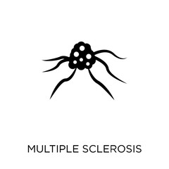 Multiple sclerosis icon. Multiple sclerosis symbol design from Diseases collection. - 229983971