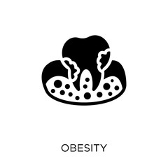 Obesity icon. Obesity symbol design from Diseases collection.