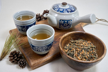 Green tea(Korean Traditional tea set) 