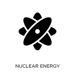 Nuclear energy icon. Nuclear energy symbol design from Ecology collection.