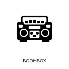 Boombox icon. Boombox symbol design from Electronic devices collection. Simple element vector illustration. Can be used in web and mobile.