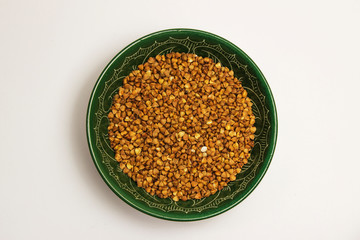 a bowl of buckwheat