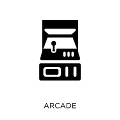 Arcade icon. Arcade symbol design from Entertainment collection. Simple element vector illustration. Can be used in web and mobile.