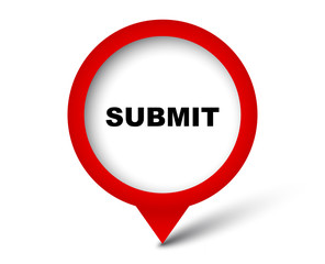 red vector banner submit