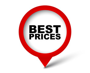 red vector banner best prices