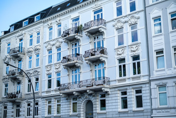 old architecture in Hamburg Germany